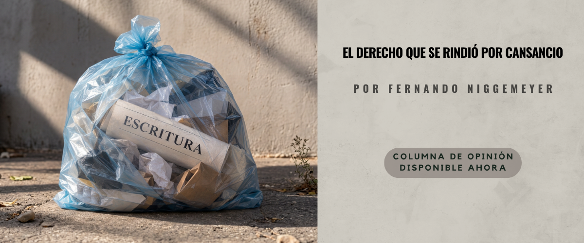 El derecho que se rindió por cansancio